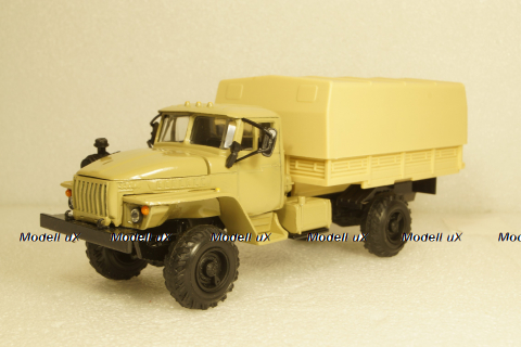 Урал-43206, бежевый, Элекон 1:43