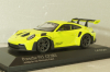 Porsche 911 (992) GT3 RS 2023,  green, with black wheells,, 410062111, Minichamps 1:43  