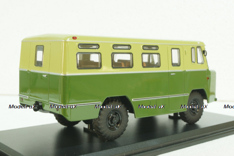 Армейский автобус АС-38, хаки, SSM4012, SSM 1:43
