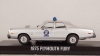 Plymouth Fury Smokey & Bandit 1975 silver, 86581, Greenlight 1:43