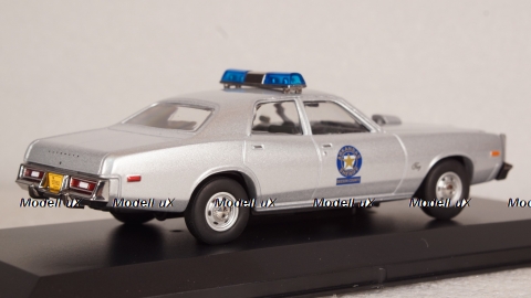 Plymouth Fury Smokey & Bandit 1975 silver, 86581, Greenlight 1:43