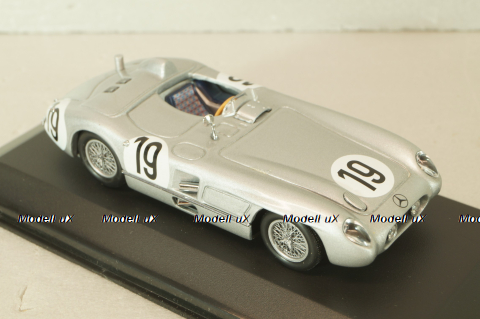Mercedes-Benz 300 SLR #19 L Mans 1955, J.M.Fangio, silver, 432553000, Minichamps 1:43
