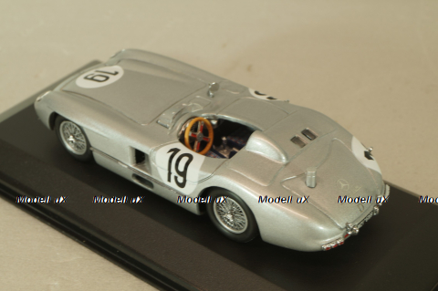 Mercedes-Benz 300 SLR #19 L Mans 1955, J.M.Fangio, silver, 432553000, Minichamps 1:43