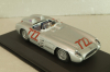 Mercedes-Benz 300 SLR #722 Mille Miglia 1955, S.Moss/D.Jenkinson, silver, 432553100, Minichamps 1:43