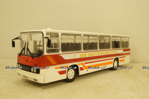 Икарус-256, VEB Kraftverkehr Zittau, bus, white/red/orange, PCL47125, Premium Classixxs 1:43
