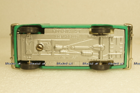 Москвич-427, зеленый, январь 89г.,  Тантал/Радон  1:43