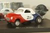 Willys Coupe 1941, red/white/blue, Universal Hobbies 1:43