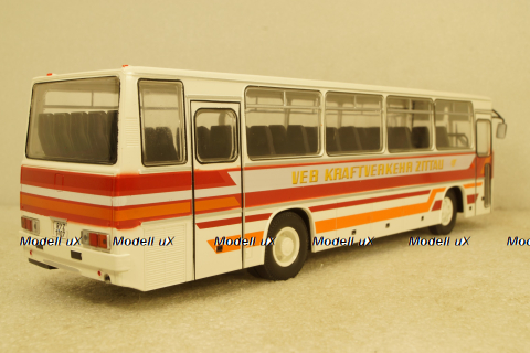 Икарус-256, VEB Kraftverkehr Zittau, bus, white/red/orange, PCL47125, Premium Classixxs 1:43