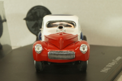 Willys Coupe 1941, red/white/blue, Universal Hobbies 1:43