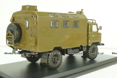 Газ-66 Кунг, хаки, SSM1192, SSM 1:43