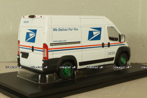 Dodge Ram ProMaster 2500 Cargo hight roof USPS 2018, 86154, Greenlight 1:43