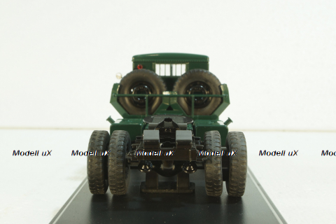Маз-200В, седельный тягач, темно-зеленый, SSM1115, SSM 1:43