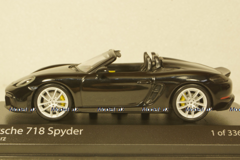 Porsche 718 Boxster Spider (982) 2020 black, 410067701, Minichamps 1:43