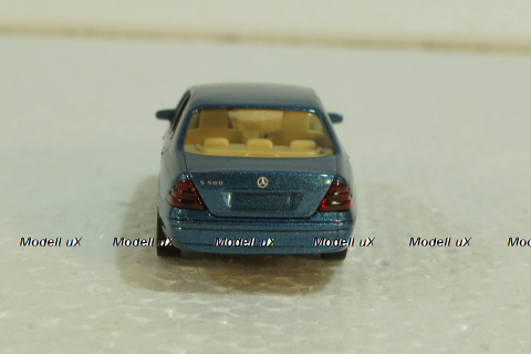 Mercedes S500 W220, blue, 1590224, Wiking 1:87