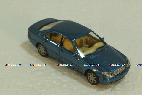 Mercedes S500 W220, blue, 1590224, Wiking 1:87