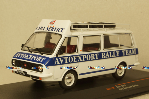 РАФ 2203 Latvia Rally Service, Assistance with roof rack and wheels, RAC372X, IXO 1:43 Уценка!