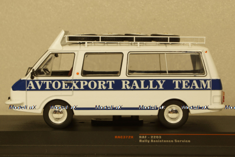 РАФ 2203 Latvia Rally Service, Assistance with roof rack and wheels, RAC372X, IXO 1:43 Уценка!