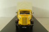 Mercedes L 6600 truck with trailer Deutsche Bundespost 1950, yellow, 8821, Schuco 1:43