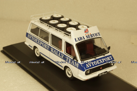 РАФ 2203 Latvia Rally Service, Assistance with roof rack and wheels, RAC372X, IXO 1:43 Уценка!