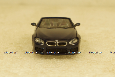 BMW M6 Cabrio 2015 blue, 870027330, Minichamps 1:87