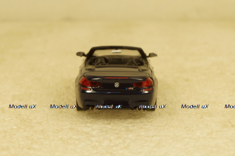 BMW M6 Cabrio 2015 blue, 870027330, Minichamps 1:87