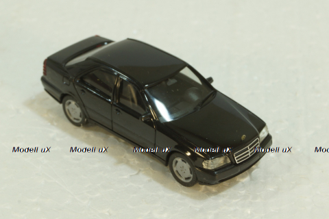 Mercedes C220, W202 black, 021401, Herpa 1:87