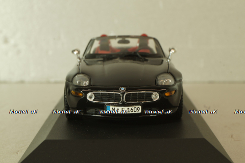 BMW Z8 Cabriolet (open) 1999, black, 431028730, Minichamps 1:43 Уценка!