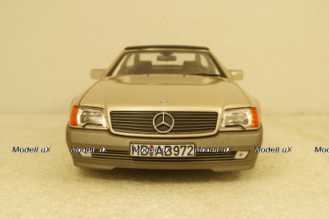 Mercedes 500SL 1989, smoke silver metallic, 183719, Norev 1:18