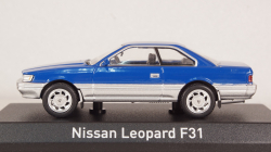 Nissan Leopard F31 1986, blue/silver, 420179, Norev 1:43
