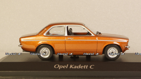 Opel Kadett C 1974, Brown metallic, 940045600, Maxichamps 1:43