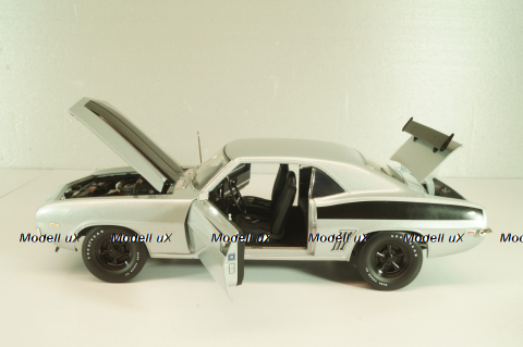 Chevrolet Copo Camaro (built by Dick Harrell) 1969, L.e 228 pcs, silver, A1805725B, ACME 1:18