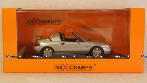 Honda Civic del sol 1992, silver, 940191931, Maxichamps 1:43