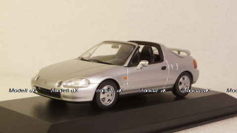 Honda Civic del sol 1992, silver, 940191931, Maxichamps 1:43