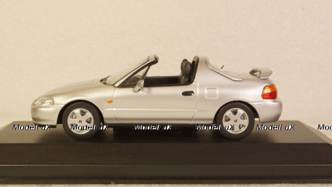 Honda CR-X del Sol 1992, silver, 940191931, Maxichamps 1:43