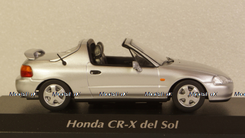 Honda CR-X del Sol 1992, silver, 940191931, Maxichamps 1:43