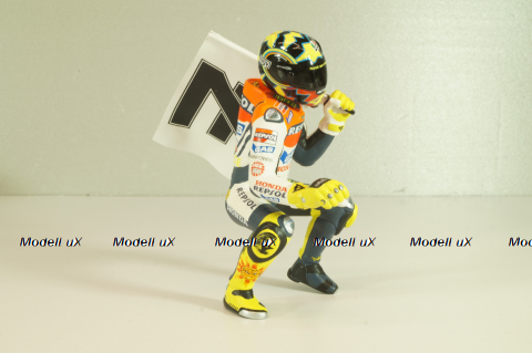 Valentino Rossi, figurine Winner MotoGP Phillip Island, World Champion 2003, 312030196, Minichamps 1:12