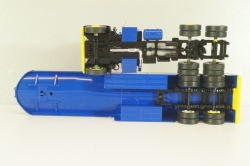 Peterbilt 281 truck with Semitrailer "SUNOCO" 1962, blue, American trucks, Spain, #91, Altaya 1:43