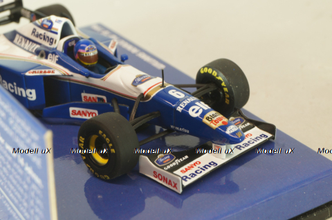 Williams Renault FW 18, J.Villeneuve 1996, 430960006, Minichamps 1:43
