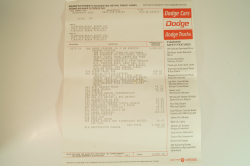 Dodge Charger Daytona 1969, light brown, 290865, ERTL 1:18