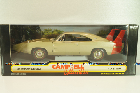 Dodge Charger Daytona 1969, light brown, 290865, ERTL 1:18