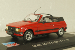 Talbot Samba Cabriolet 1983, red, Altaya 1:43 Уценка!