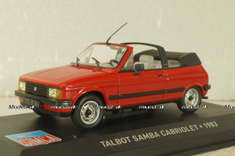Talbot Samba Cabriolet 1983, red, Altaya 1:43 Уценка!