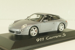 Porsche 911 (997) Carrera S 2004, grey, WAP02011615, Minichamps 1:43