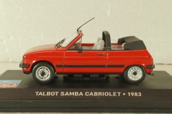 Talbot Samba Cabriolet 1983, red, Altaya 1:43 Уценка!