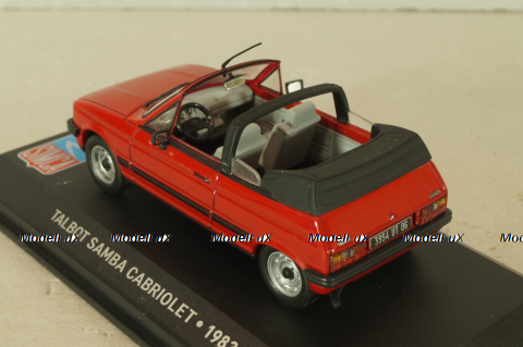 Talbot Samba Cabriolet 1983, red, Altaya 1:43 Уценка!