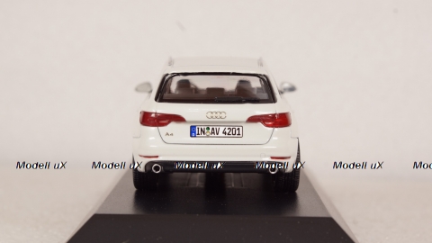 Audi A4 Avant 2015 white, 5011504213,  Spark 1:43