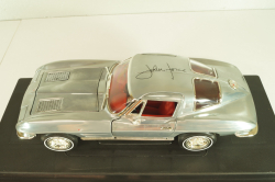 Chevrolet Corvette Stingrey Coupe, John Force 1963, chrome, 32874, ERTL 1:18