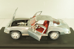 Chevrolet Corvette Stingrey Coupe, John Force 1963, chrome, 32874, ERTL 1:18