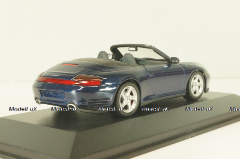 Porsche 911(996) Carrera 4S Cabriolet 2002, dark blue, 400062832, Minichamps 1:43