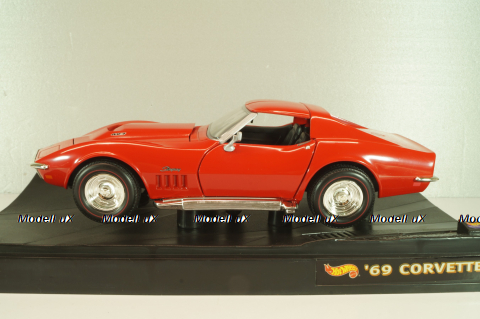 Chevrolet Corvette Stingrey (C3) 1969, red,  276378, Hot Wheels 1:18